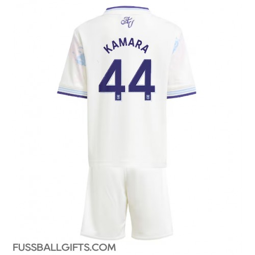 Aston Villa Boubacar Kamara #44 Fußballbekleidung 3rd trikot Kinder 2025-26 Kurzarm (+ kurze hosen)